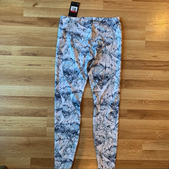 Nike Power Mid Rise Training Tights Leggings Large - Picture 5 of 6